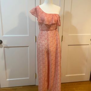 Club Monaco One Shoulder Jumpsuit